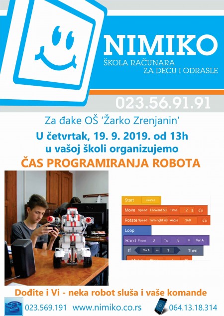 NIMIKO ROBOTIKA ZARKO 2019